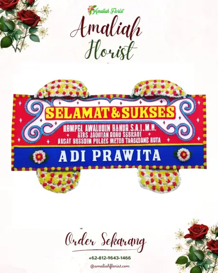 Papan Bunga Ucapan Selamat pelindung hewan